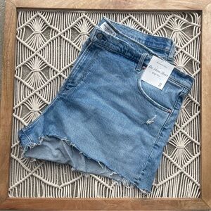 New Plus Size Abercrombie & Fitch Jean Shorts Size 36 / 22 - The Mom Short